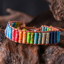 Indlæs billede til gallerivisning Farverigt kejsersten armbånd