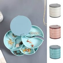 Indlæs billede til gallerivisning Roterende multilags smykkeskrin