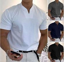 Indlæs billede til gallerivisning Kortærmet fitness T-shirt med korte ærmer