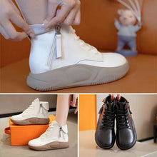 Indlæs billede til gallerivisning High-top plateausko med tyk, blød sål