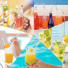 Indlæs billede til gallerivisning Farvede glassugerør