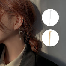 Indlæs billede til gallerivisning Perlekæde manchetørering med kvaster (Kun højre øre)