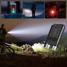 Indlæs billede til gallerivisning Magnetisk mini lommelygte til nøgleringen