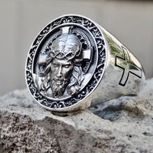 Indlæs billede til gallerivisning Jesus kors ring
