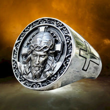 Indlæs billede til gallerivisning Jesus kors ring