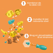 Indlæs billede til gallerivisning Gør-det-selv Dinosaur Legetøjs Konstruerings-sæt