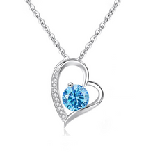 Indlæs billede til gallerivisning Evig kærlighed hjertehalskæde