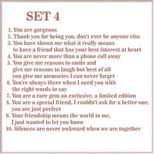 Indlæs billede til gallerivisning "Reasons Why You Are My Friend" Venskabsgave