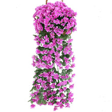 Indlæs billede til gallerivisning Kunstig blomsterkurv til ophængning