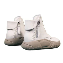 Indlæs billede til gallerivisning High-top plateausko med tyk, blød sål