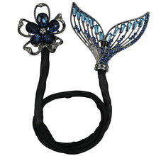 Indlæs billede til gallerivisning 🌺Rhinstens-blomsterhårelastik