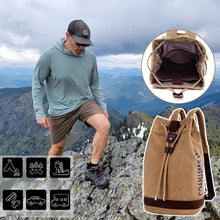 Indlæs billede til gallerivisning Rummelig rygsæk med træksnor