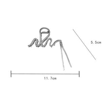 Indlæs billede til gallerivisning Hårspænde i rhinsten