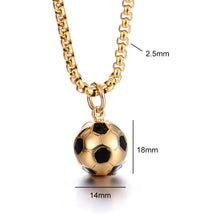 Indlæs billede til gallerivisning Creative Football Necklace