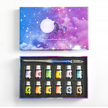 Indlæs billede til gallerivisning 2023 Kalligrafi-sæt Dyppeglas med blækpen