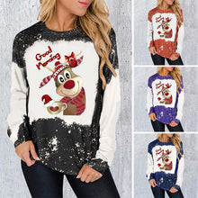 Indlæs billede til gallerivisning Julesweater med rensdyrtryk