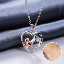 Indlæs billede til gallerivisning Pige og hest halskæde