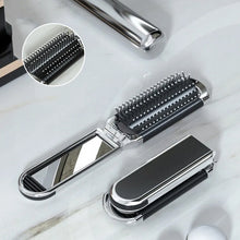 Indlæs billede til gallerivisning Travel Folding Mirror Hair Brush