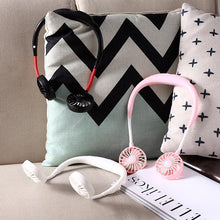 Indlæs billede til gallerivisning Genopladelige mini-halsventilatorer