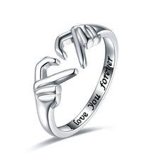 Indlæs billede til gallerivisning To My Daughter ‘I Love You Forever’ Heart Ring