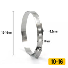 Indlæs billede til gallerivisning Håndskruede trykringe i rustfrit stål