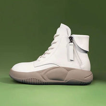 Indlæs billede til gallerivisning High-top plateausko med tyk, blød sål