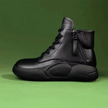 Indlæs billede til gallerivisning High-top plateausko med tyk, blød sål