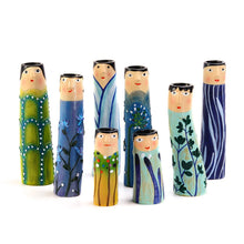 Indlæs billede til gallerivisning Familie knopvaser i forårstema