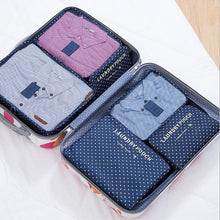 Indlæs billede til gallerivisning 6/7-delt opbevaringspose-sæt til tøjsortering