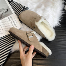 Indlæs billede til gallerivisning Pelsforede vinterhjemmesko