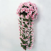 Indlæs billede til gallerivisning Kunstig blomsterkurv til ophængning
