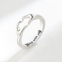 Indlæs billede til gallerivisning Kærlige kramme hænder par-ring