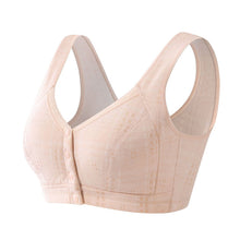 Indlæs billede til gallerivisning Blød og åndbar bomulds-BH med frontspændelukning