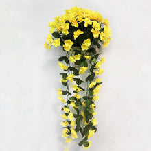Indlæs billede til gallerivisning Kunstig blomsterkurv til ophængning