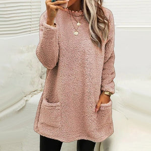Afslappet varm top (Dame)