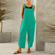Indlæs billede til gallerivisning Ensfarvet afslappet jumpsuit (Dame)
