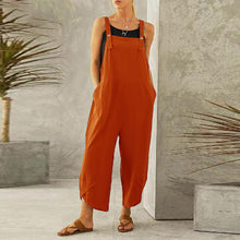 Indlæs billede til gallerivisning Ensfarvet afslappet jumpsuit (Dame)
