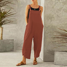 Indlæs billede til gallerivisning Ensfarvet afslappet jumpsuit (Dame)
