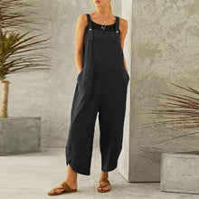 Indlæs billede til gallerivisning Ensfarvet afslappet jumpsuit (Dame)
