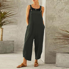 Indlæs billede til gallerivisning Ensfarvet afslappet jumpsuit (Dame)
