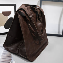 Indlæs billede til gallerivisning Kvinder Oversize Weekender læder håndtasker
