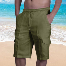 Indlæs billede til gallerivisning Afslappede linnedshorts (Herre)

