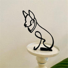 Indlæs billede til gallerivisning Hund minimalistisk kunstskulptur
