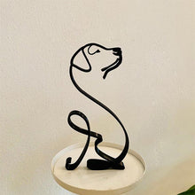 Indlæs billede til gallerivisning Hund minimalistisk kunstskulptur
