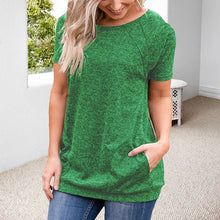 Indlæs billede til gallerivisning Rund hals med korte manchetter
