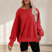 Indlæs billede til gallerivisning Oversized sweater med lommer til kvinder
