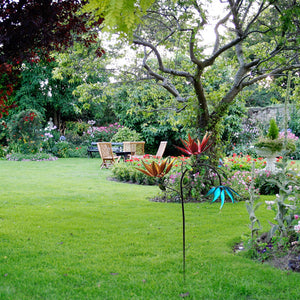 Smukke sommer flerfarvede blomster Wind Spinner