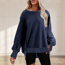 Indlæs billede til gallerivisning Oversized sweater med lommer til kvinder
