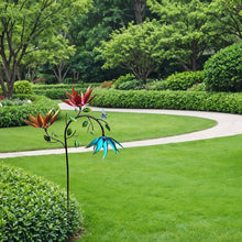 Indlæs billede til gallerivisning Smukke sommer flerfarvede blomster Wind Spinner
