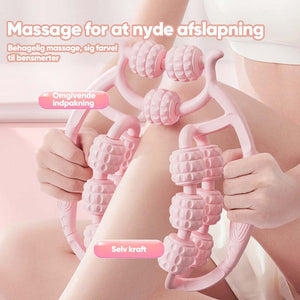 Dobbeltrækket Roller Leg Clamp Massager